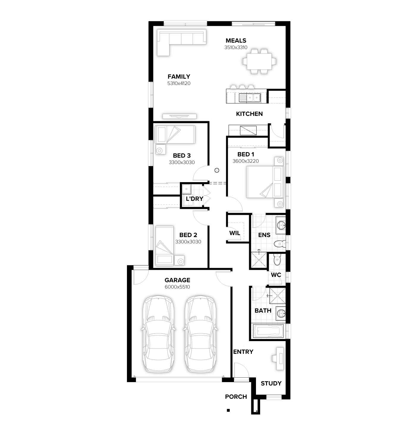 Andrews Farm SA House & Land Package 584,200* Burbank Halliday 170 Lancaster Facade ID 3949